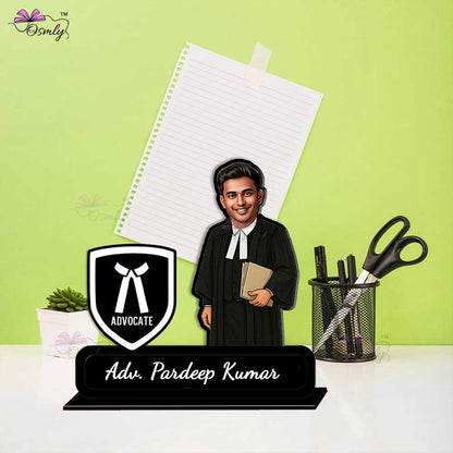 Lawyer & Judge Caricature