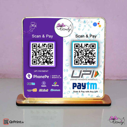 PhonePe PayTm QR Stand