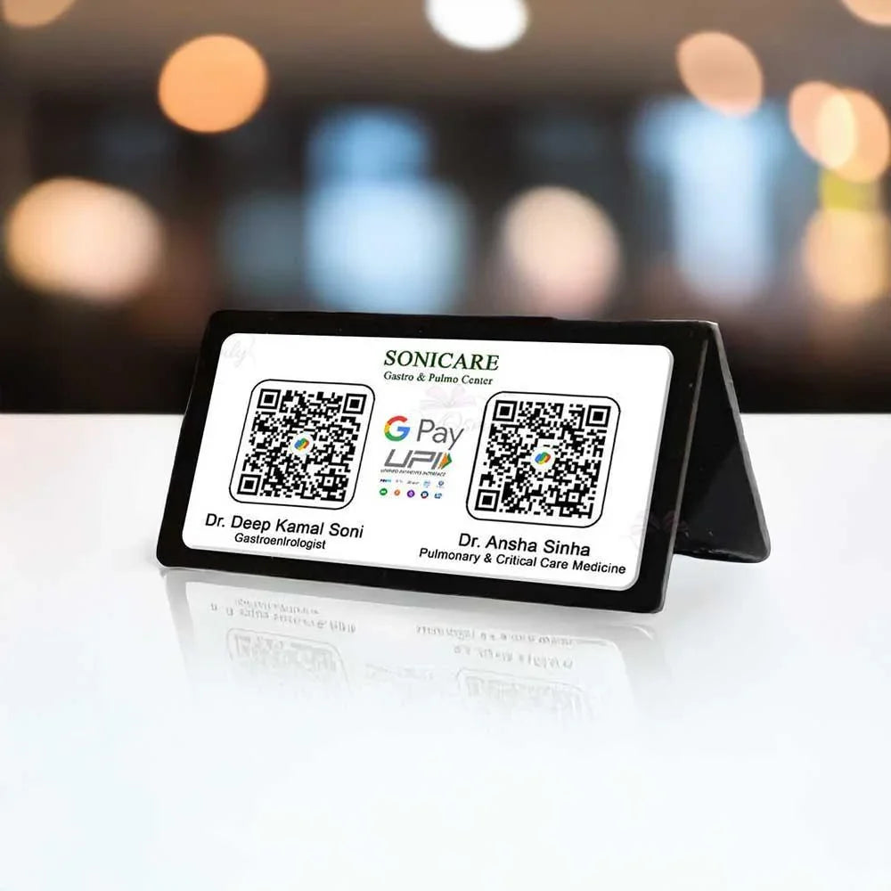 Printed Rectangular QR Stand - OSMLY