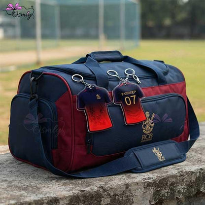 RCB IPL Cricket Keychain