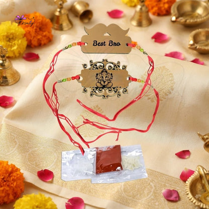 Ganesha Rakhi Set