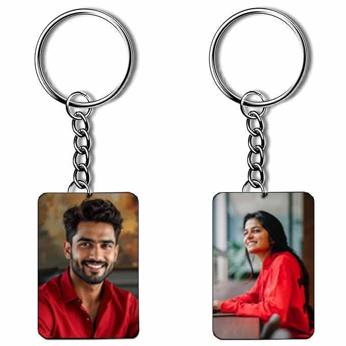 Rectangular Photo Keychain