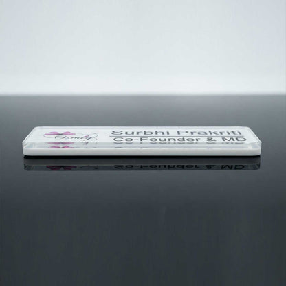 Rectangular Customized Acrylic Badge