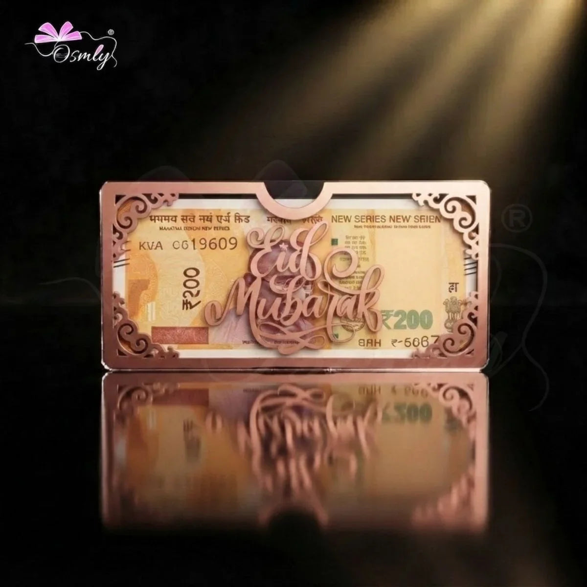 Eid Mubarak Acrylic Eidi Envelope