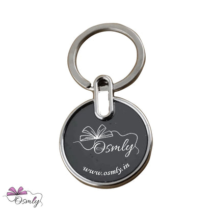 OSMLY Round Shape Metal Keychain from OSMLY Key Chain
