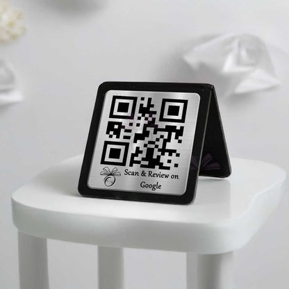 Silver Acrylic Single QR Stand