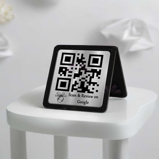 Silver Acrylic Single QR Stand