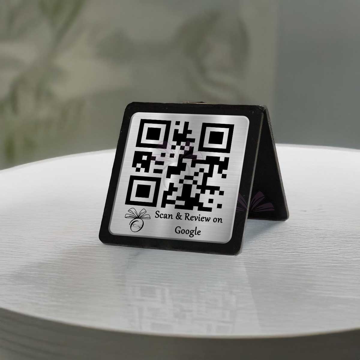 Silver Acrylic Single QR Stand