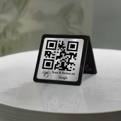 Silver Acrylic Single QR Stand