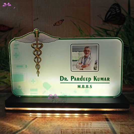 OSMLY Customized Photo Print Doctor Name Plate from OSMLY Name Plate