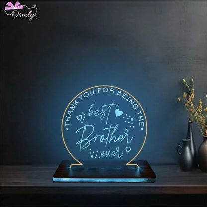 Best Brother Acrylic LED Lamp