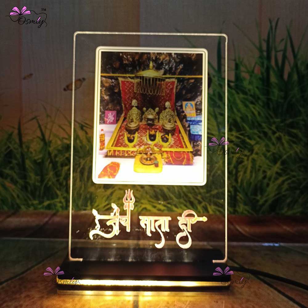 OSMLY Vaishno Devi LED Lamp from OSMLY Acrylic LED Lamp