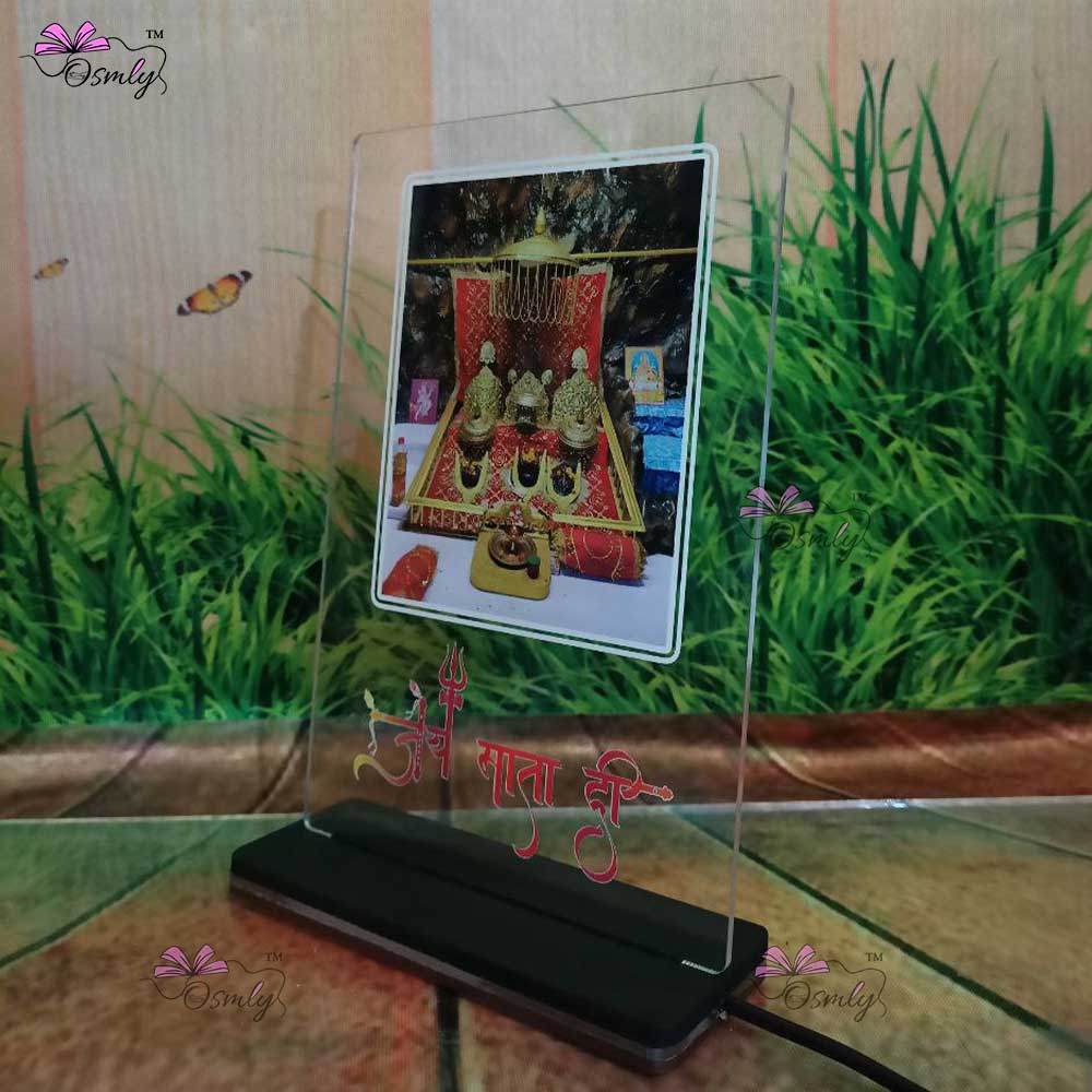 OSMLY Vaishno Devi LED Lamp from OSMLY Acrylic LED Lamp