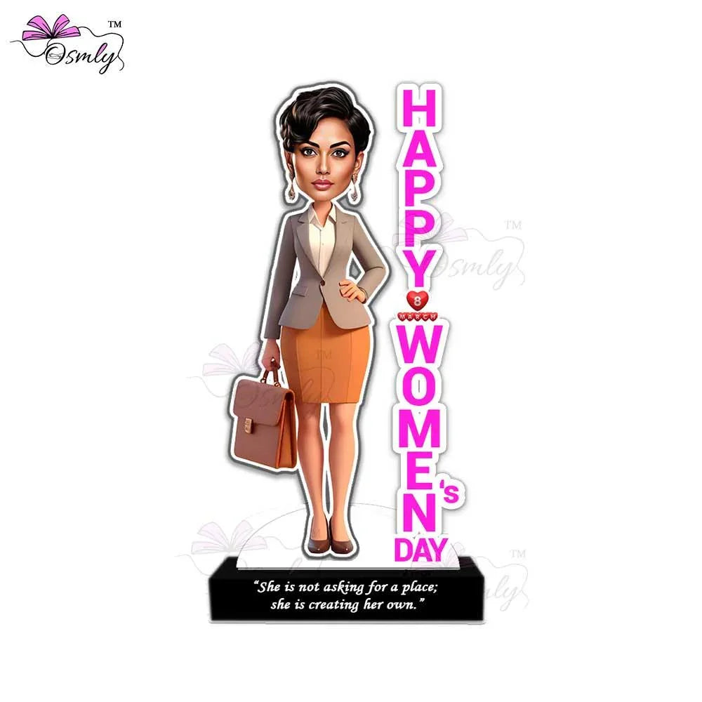 Womens Day Boss Caricature