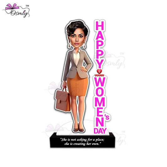 Womens Day Boss Caricature