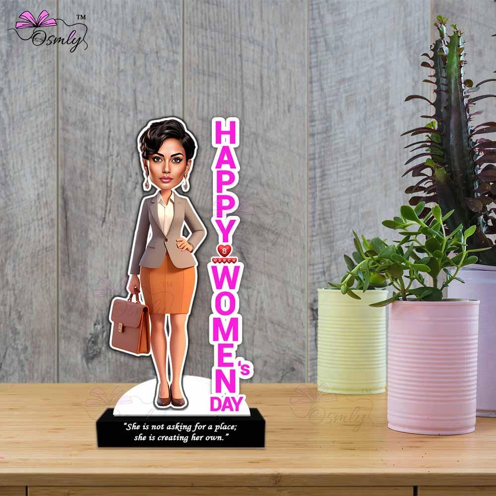 Womens Day Boss Caricature