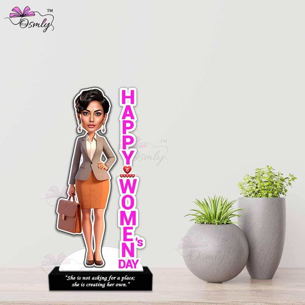 Womens Day Boss Caricature