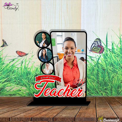 OSMLY World Best Teacher Standee from OSMLY MDF Table Frame