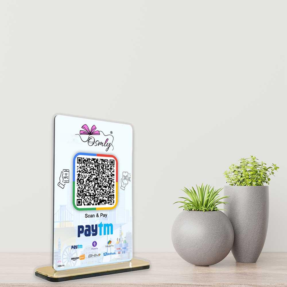NFC-enabled Paytm QR stands