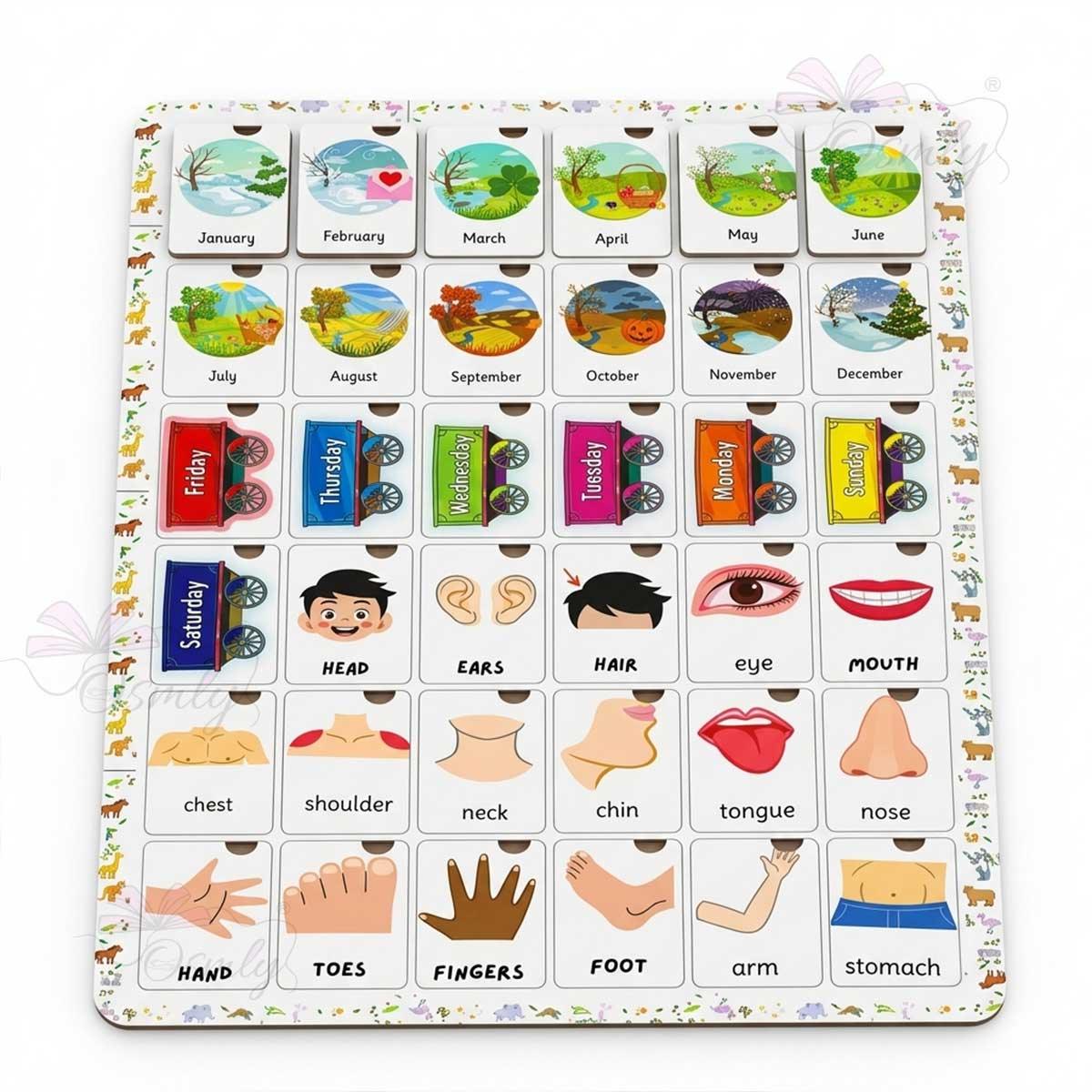 Educational Play Board for Kids