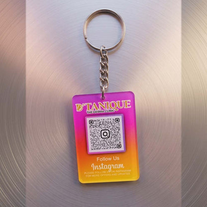 Social Media Theme Keychain