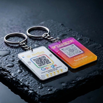 Social Media Theme Keychain