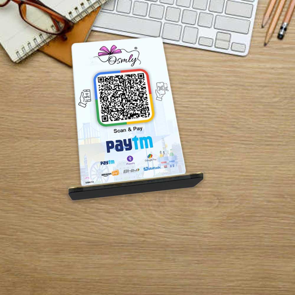 NFC-enabled Paytm QR stands