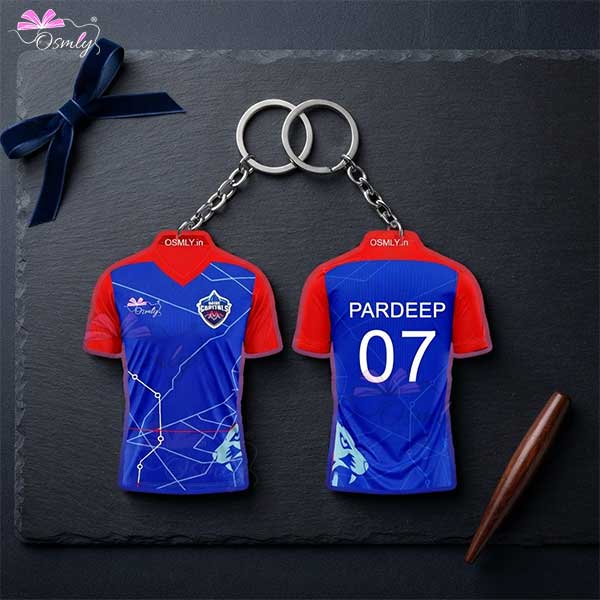 Delhi Capitals Acrylic Keychain
