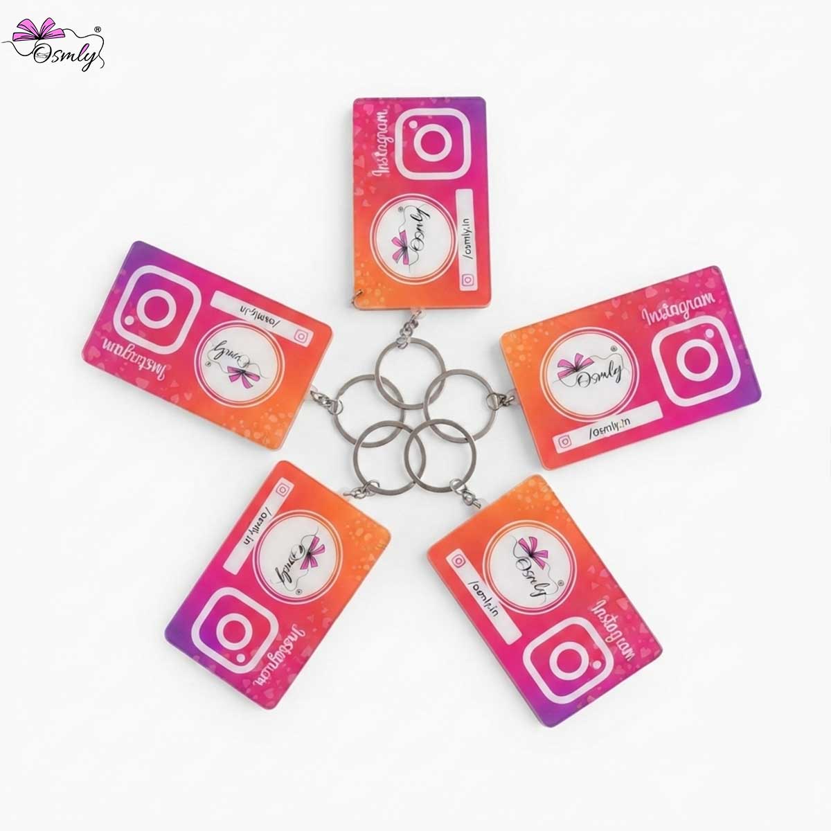 Instagram NFC QR Keychain