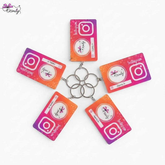 Instagram NFC QR Keychain