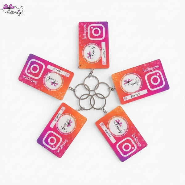 Instagram NFC QR Keychain