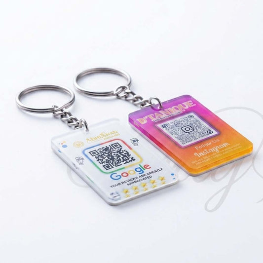 Social Media Theme Keychain