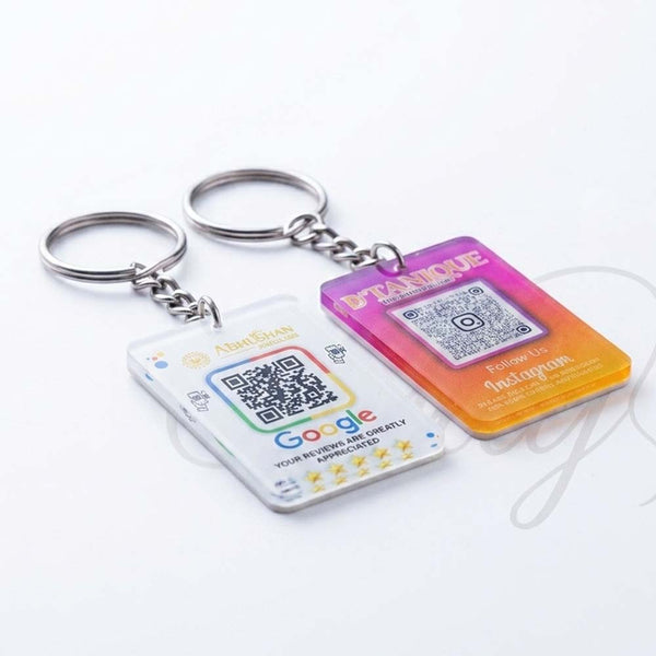 Social Media Theme Keychain