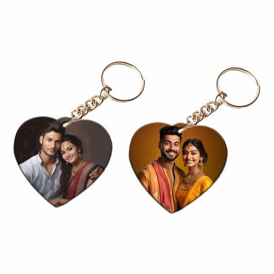 Heart Shape Acrylic Keychain