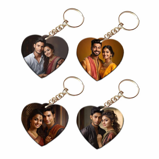 Heart Shape Acrylic Keychain