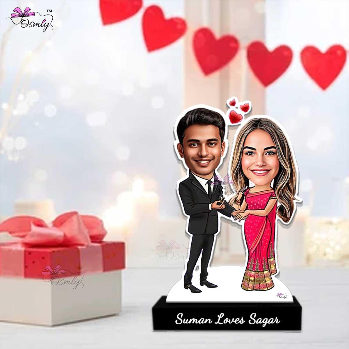 Love Couple Cutout Miniature - OSMLY