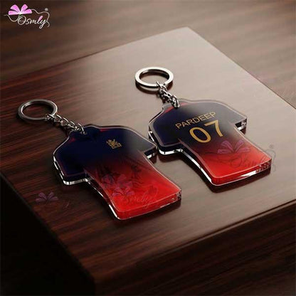 RCB IPL Cricket Keychain