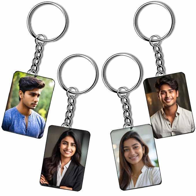 Rectangular Photo Keychain