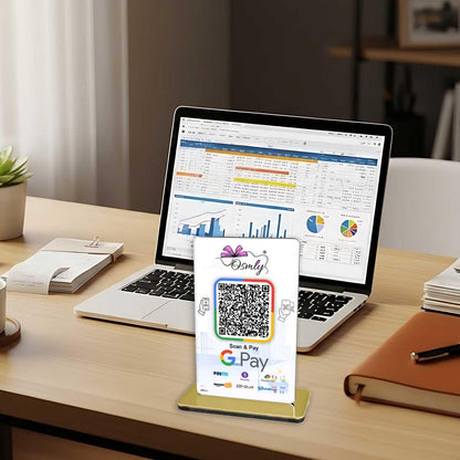 NFC Enabled Gpay QR Stands