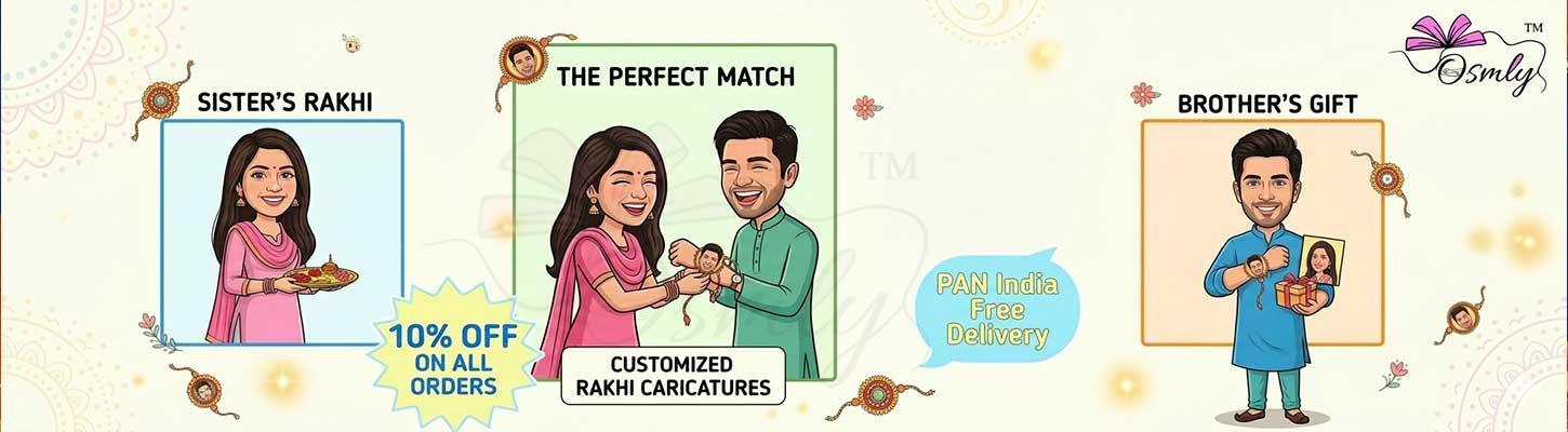 personalized-mdf-caricature-for-rakhi - OSMLY