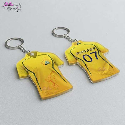 CSK Cricket Jersey Keychain