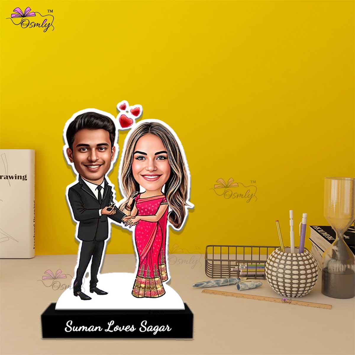 Love Couple Cutout Miniature - OSMLY
