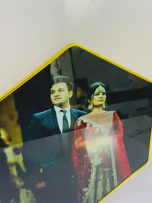 Customized UV Print Hexagonal Frame