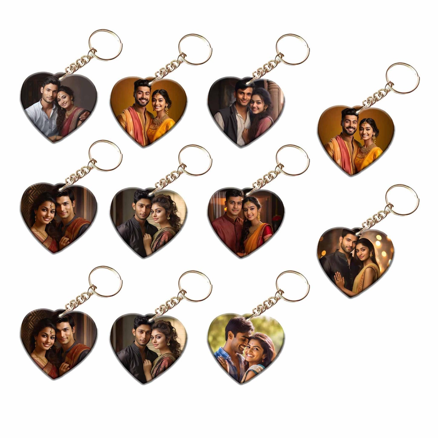 Heart Shape Acrylic Keychain