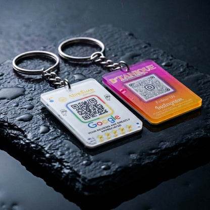 Social Media Theme Keychain