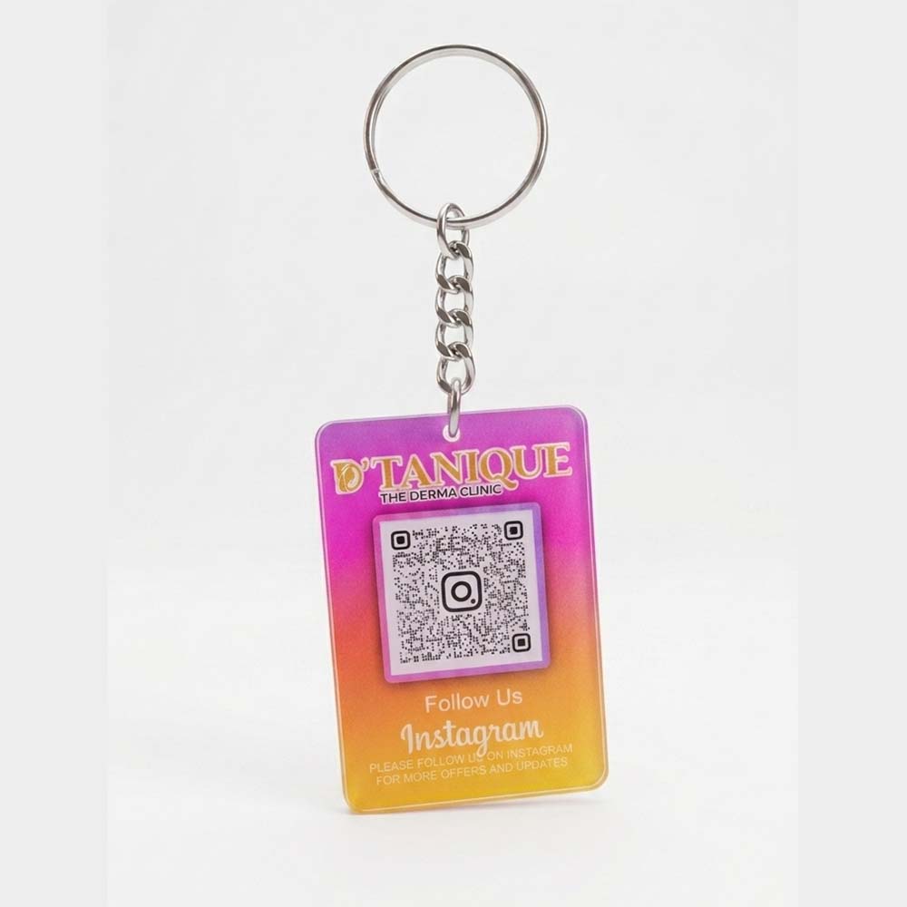 Social Media Theme Keychain