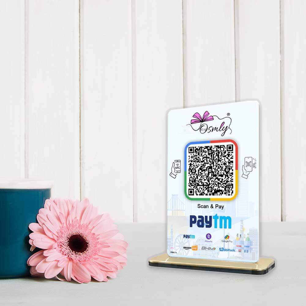 NFC-enabled Paytm QR stands