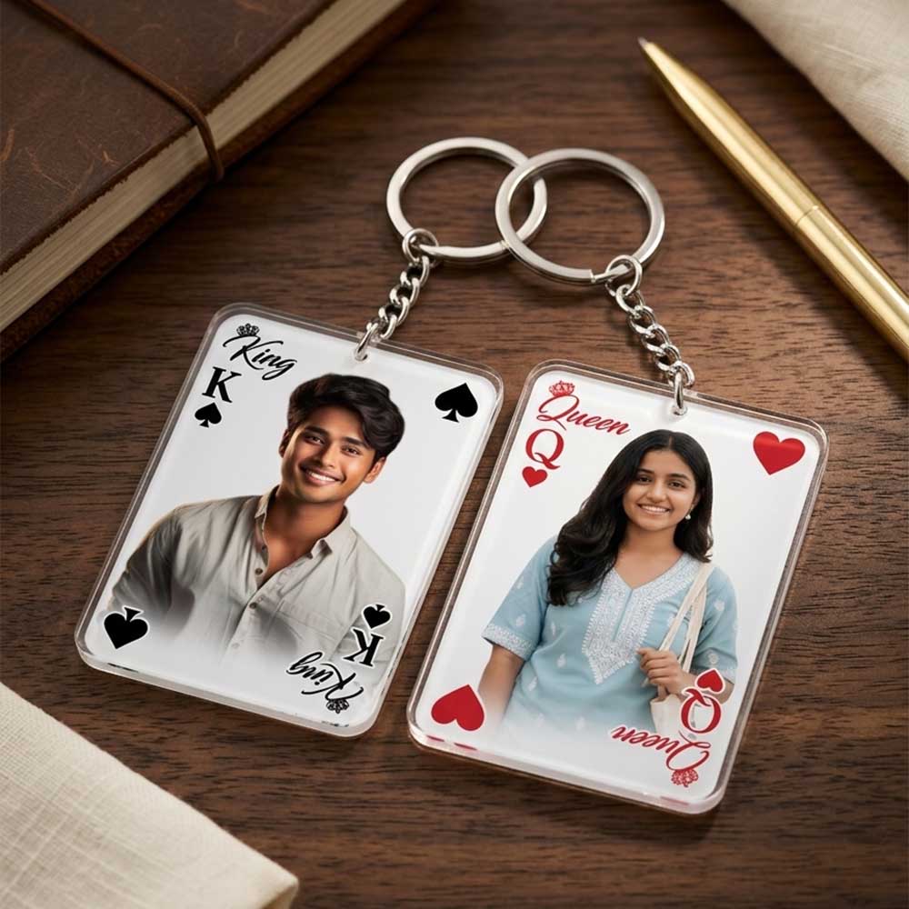 Acrylic Couple Keychain