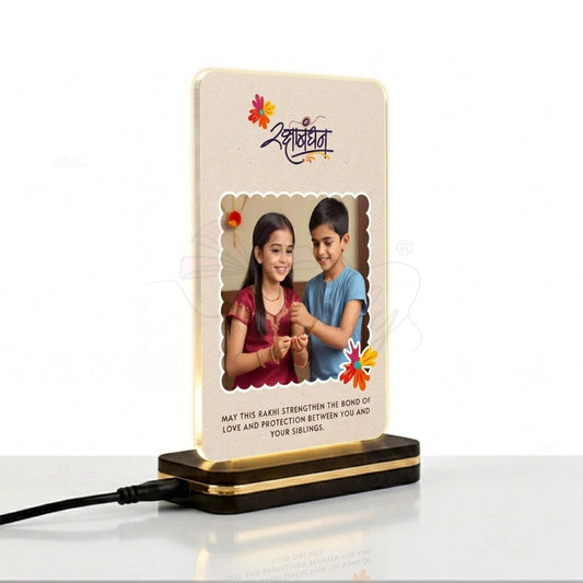 Customized LED Rakhi Plaque