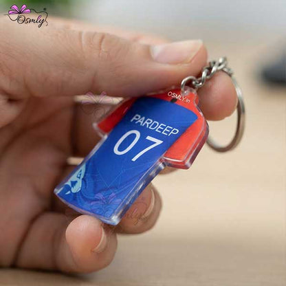 Delhi Capitals Acrylic Keychain